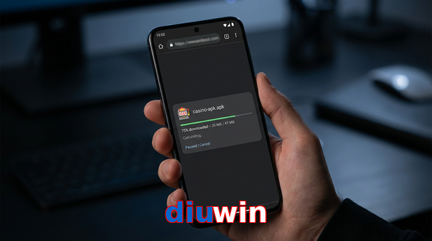 Main screen of Diuwin apk page for PK players